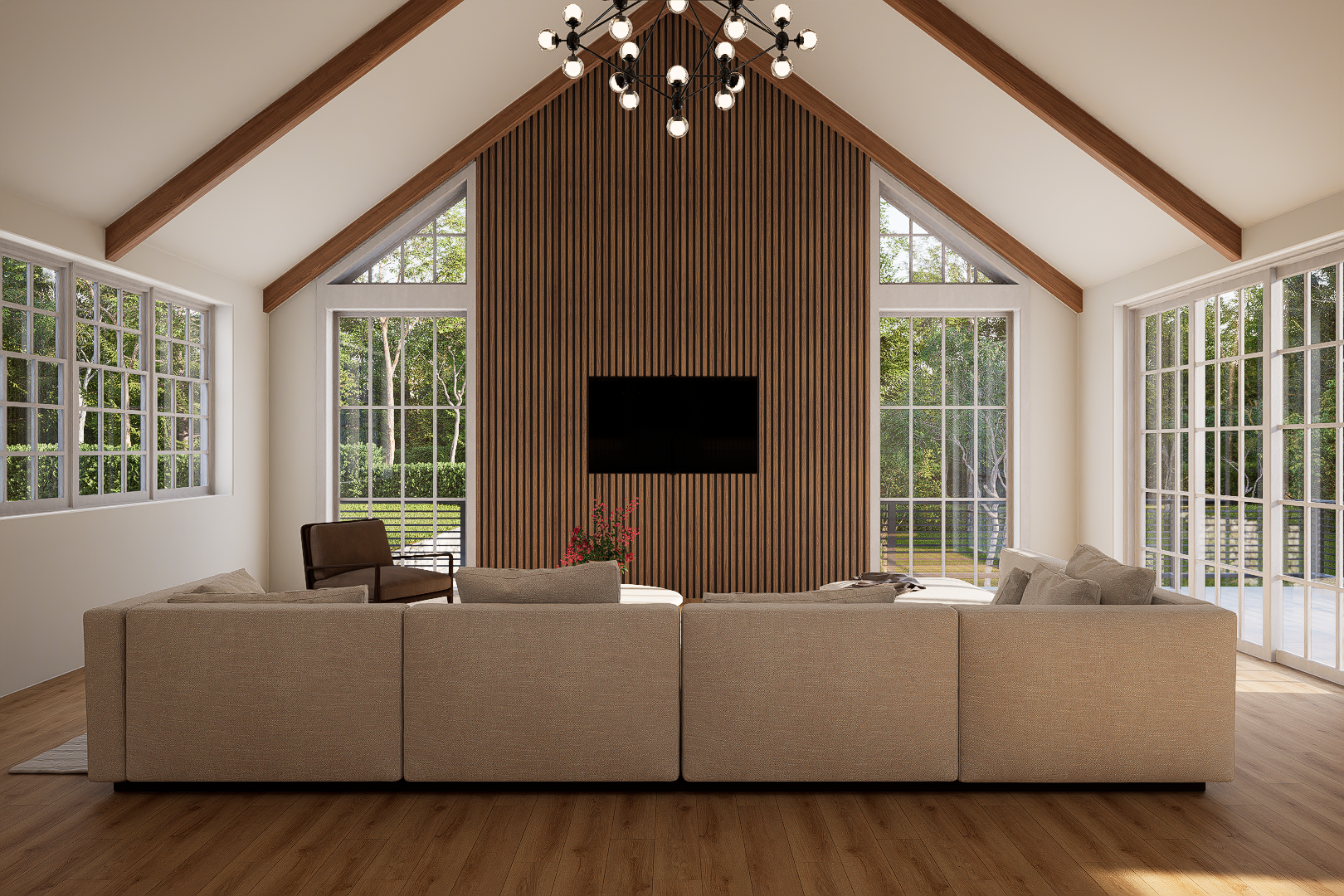 Living room rendering